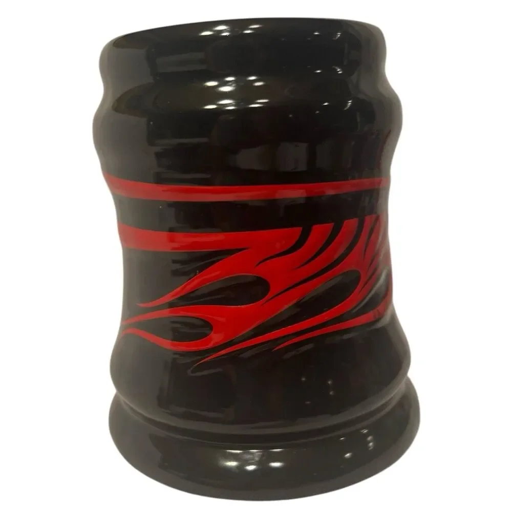 Harley Davidson Mug 14oz Ceramic Flame Graphic Y2K Biker Coffee Cup Vintage
